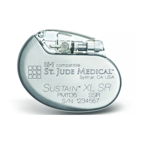 St.Jude Medical Sustain XL Manuel D'utilisation