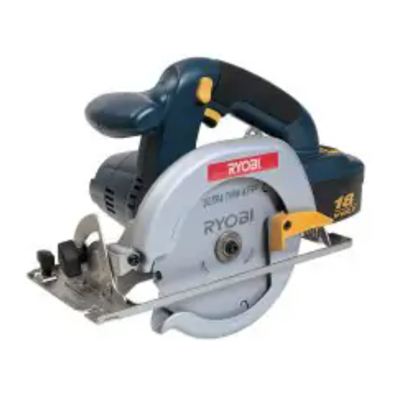 Ryobi CW-1801 165 Manuel D'utilisation