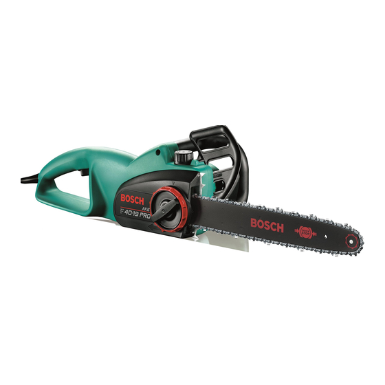 Bosch AKE 40-19 PRO Notice Originale