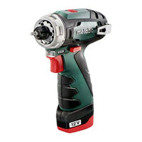 Metabo PowerMaxx BS Quick Pro Notice Originale