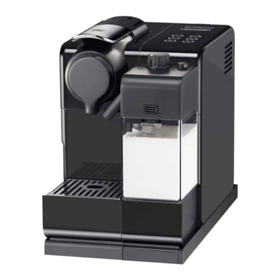 DeLonghi Nespresso My Machine Lattissima Touch Silber EN560.S Mode D'emploi