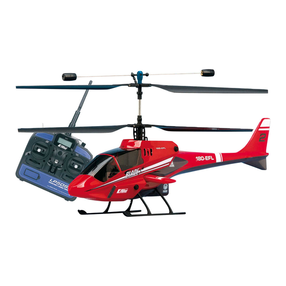 E-FLITE BLADE CX2 Mode D'emploi
