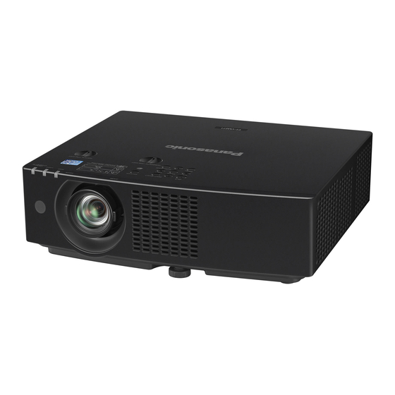 Panasonic PT-VMZ71 Manuel D'utilisation