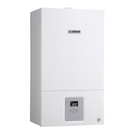 Bosch Gaz 6000 W Notice D'utilisation