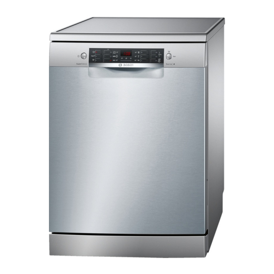 Bosch SMS46GI05E Mode D'emploi