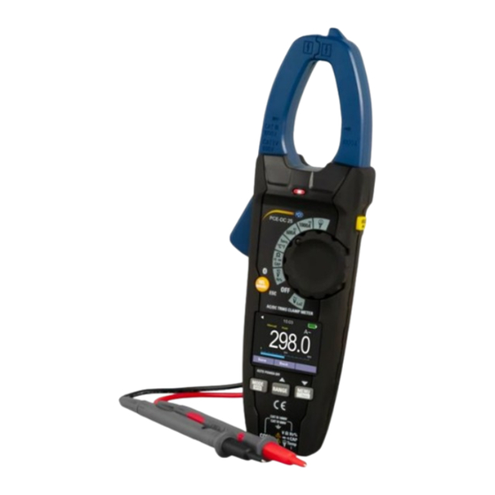 PCE Instruments DC 25 Manuel D'utilisation