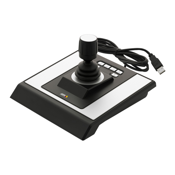 Axis T8310 Guide De L'utilisateur