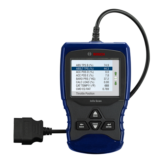 Bosch OBD1150 Mode D'emploi