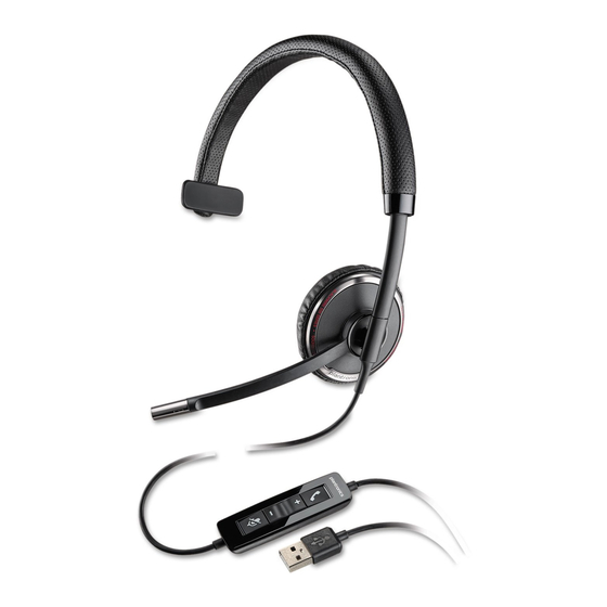 Plantronics Blackwire C510 Guide De L'utilisateur