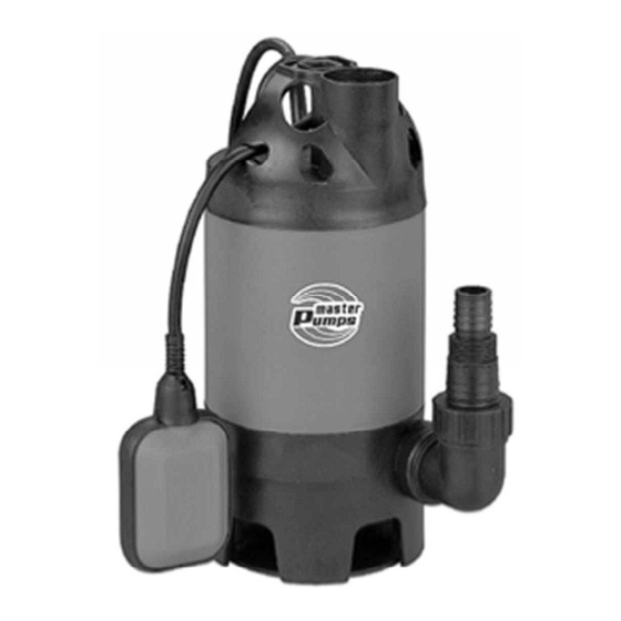 Master Pumps MPC200 Traduction Des Instructions D'origine