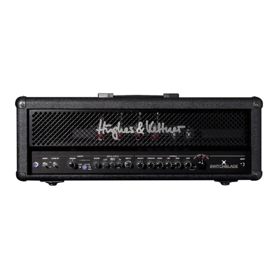 Hughes & Kettner SWITCHBLADE Head 100 Manuel