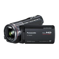 Panasonic HC-X909 Mode D'emploi