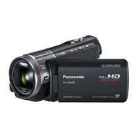 Panasonic HC-X900M Mode D'emploi De Base