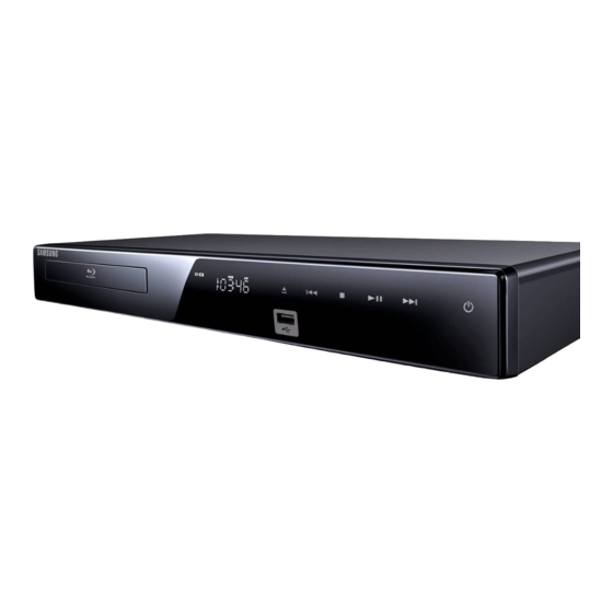 Samsung BD-P1580 Manuel D'utilisation