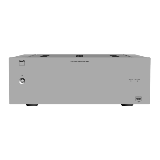 NAD S250 Manuel D'installation