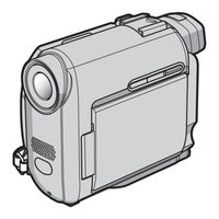 Sony Handycam DCR-HC20E Mode D'emploi