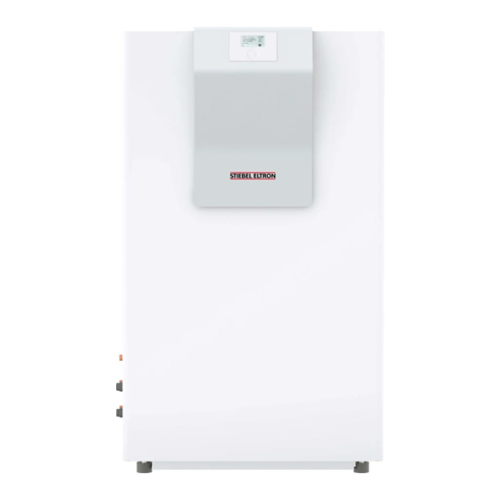 Stiebel Eltron WPL 09 ICS classic Manuel D'utilisation Et Installation