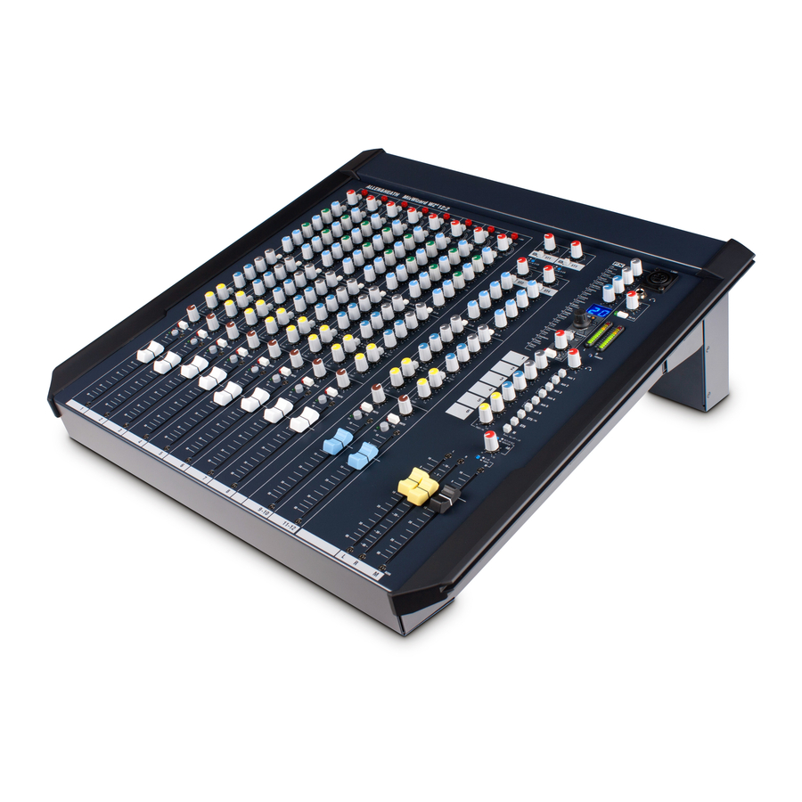 ALLEN & HEATH MixWizard WZ4 16:2 Mode D'emploi