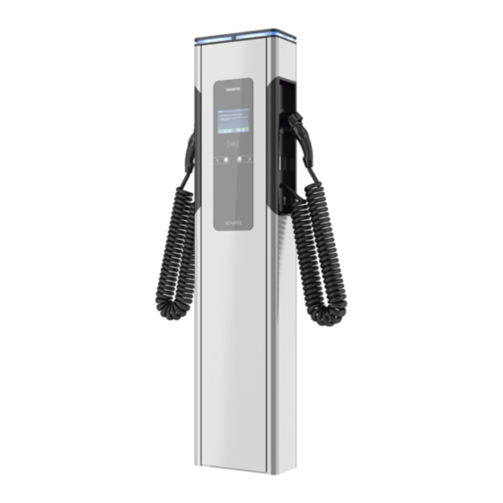 Siemens Sicharge CC AC22 Manuel De Mise En Œuvre
