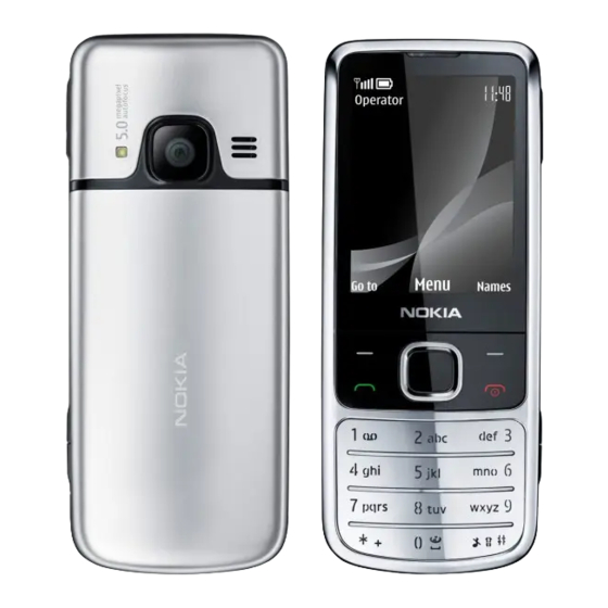 Nokia 6700 classic Manuel D'utilisation