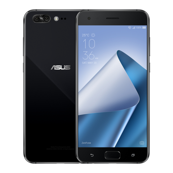 Asus Zenfone 4 Manuel De L'utilisateur