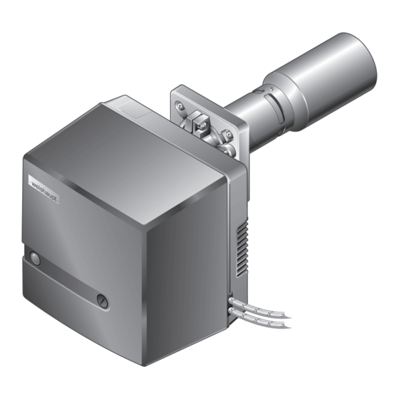 Weishaupt purflam WL5-PB-H Notice De Montage Et De Mise En Service