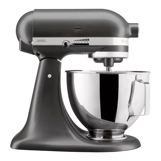 KitchenAid 5KSM95PSESZ Mode D'emploi