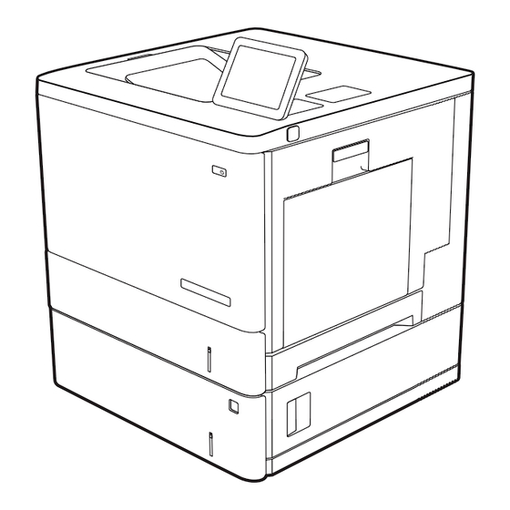 HP Color LaserJet Enterprise M554dn Guide D'installation