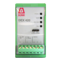 DALEMANS DEX 420 Manuel D'installation Et D'étalonnage