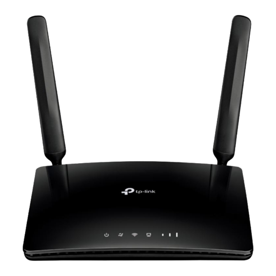 TP-Link TL-MR6400 Mode D'emploi