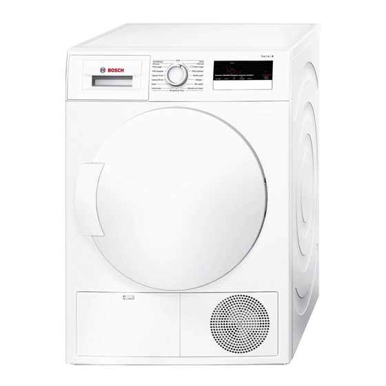 Bosch WTN83200FF/03 Notice D'utilisation Et D'installation