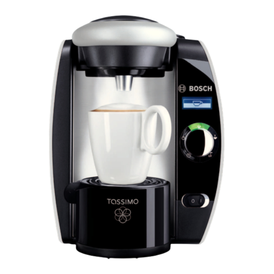 Bosch TASSIMO TAS 65 Serie Mode D'emploi