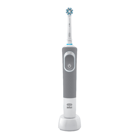 Braun Oral-B Vitality Pro D103 Duo CrossAction Mode D'emploi