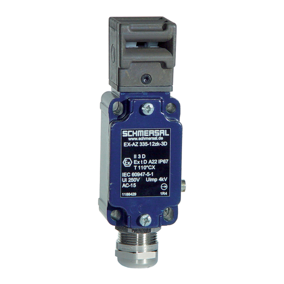 schmersal EX-AZ 335 Mode D'emploi