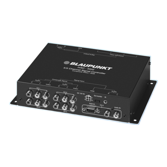 Blaupunkt IVSC-5502 Guide D'utilisation Et De Montage