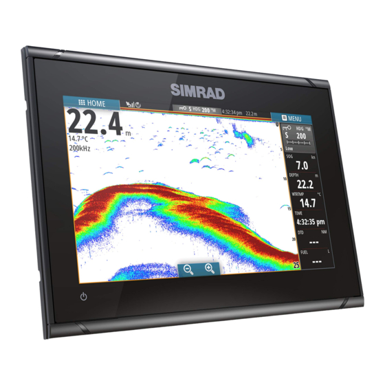 Simrad GO XSE Série Manuels