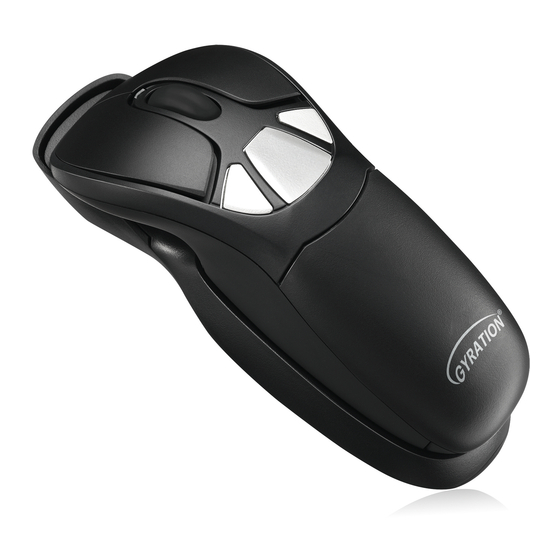 Gyration Air Mouse GO Plus Guide Rapide