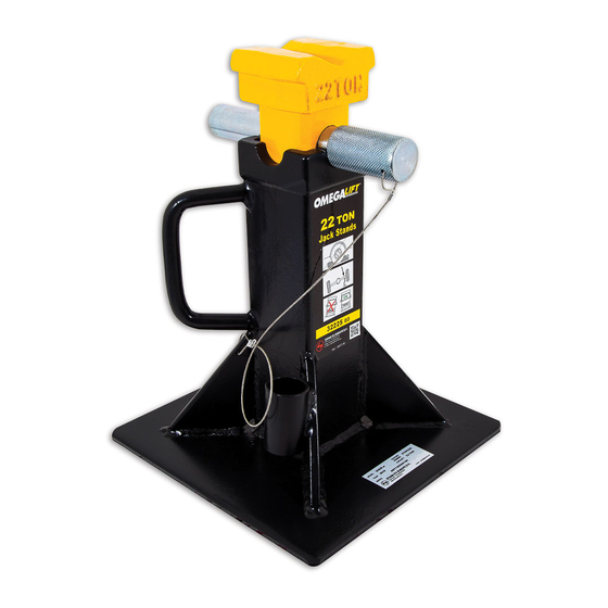 Omega Lift Equipment 32225B Mode D'emploi