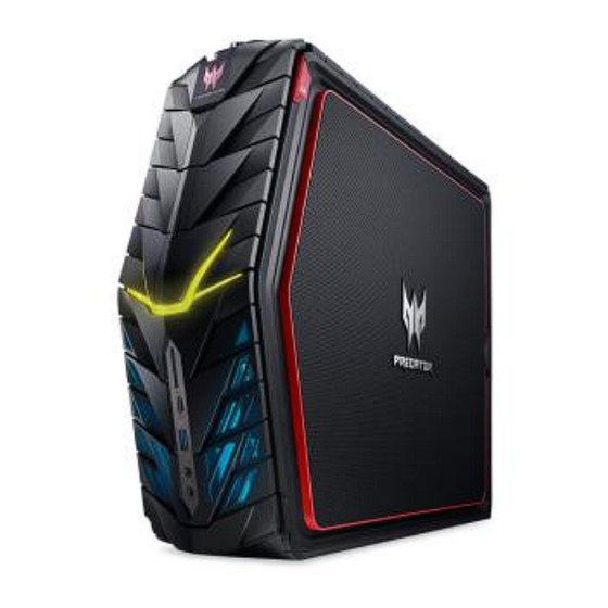 Acer PREDATOR G-710 Manuel D'utilisation