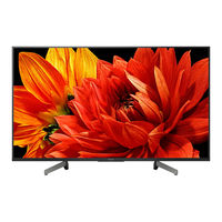 Sony Bravia KD-49XG8305BAEP Manuel D'utilisation