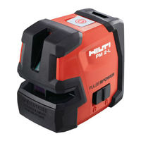 Hilti PM 2-L Mode D'emploi