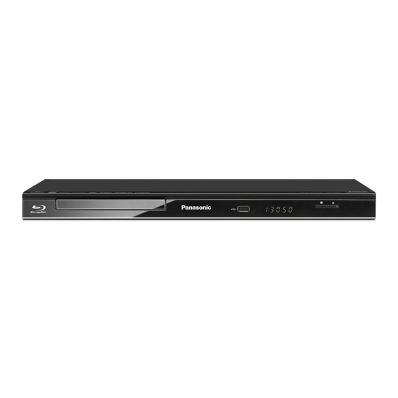 Panasonic DMP-BD77 Mode D'emploi De Base