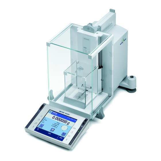 Mettler Toledo Excellence XP Manuels