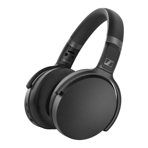 Sennheiser HD 450SE SEBT4 Guide Rapide