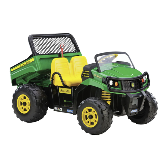 Peg-Perego JOHN DEERE GATOR XUV 550 Utilisation Et Entretien