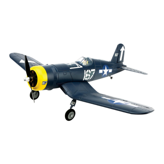 HobbyZone F4U Corsair S Manuel D'utilisation
