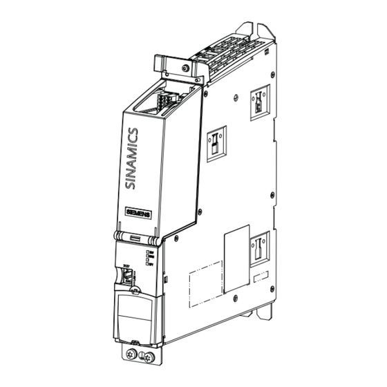 Siemens SINAMICS S120 Manuel