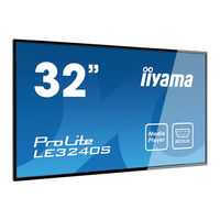 Iiyama ProLite LE554OS Mode D'emploi