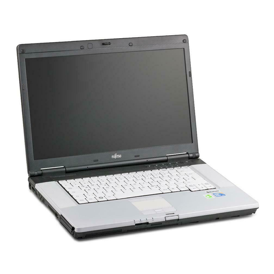 Fujitsu LifeBook E780 Guide Rapide