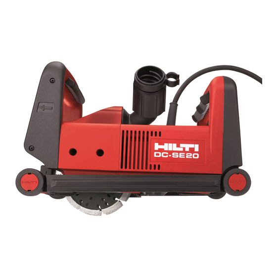 Hilti DC-SE 20 Mode D'emploi